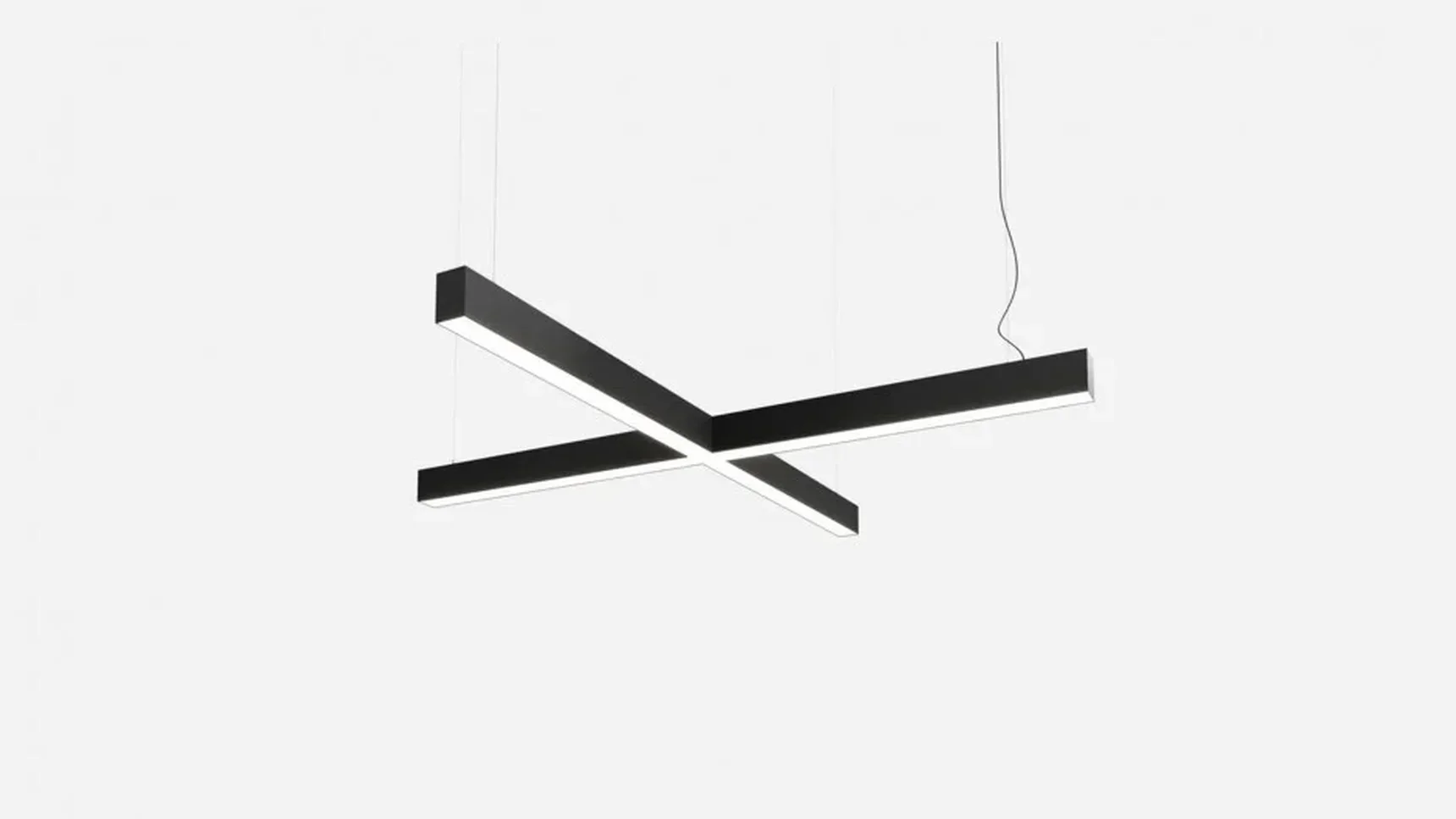 Светильник светодиодный крест SILED CROSS-01-PROF 1000х1000х50х70 (50 Вт, 5000K, Черный)