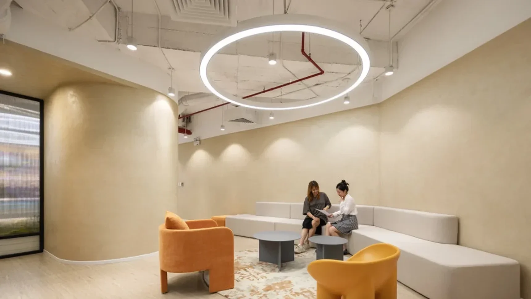 Светильник светодиодный кольцо SILED NIMBUS D1400х100х60 (104 Вт, 4000K, Белый, Подвесной)