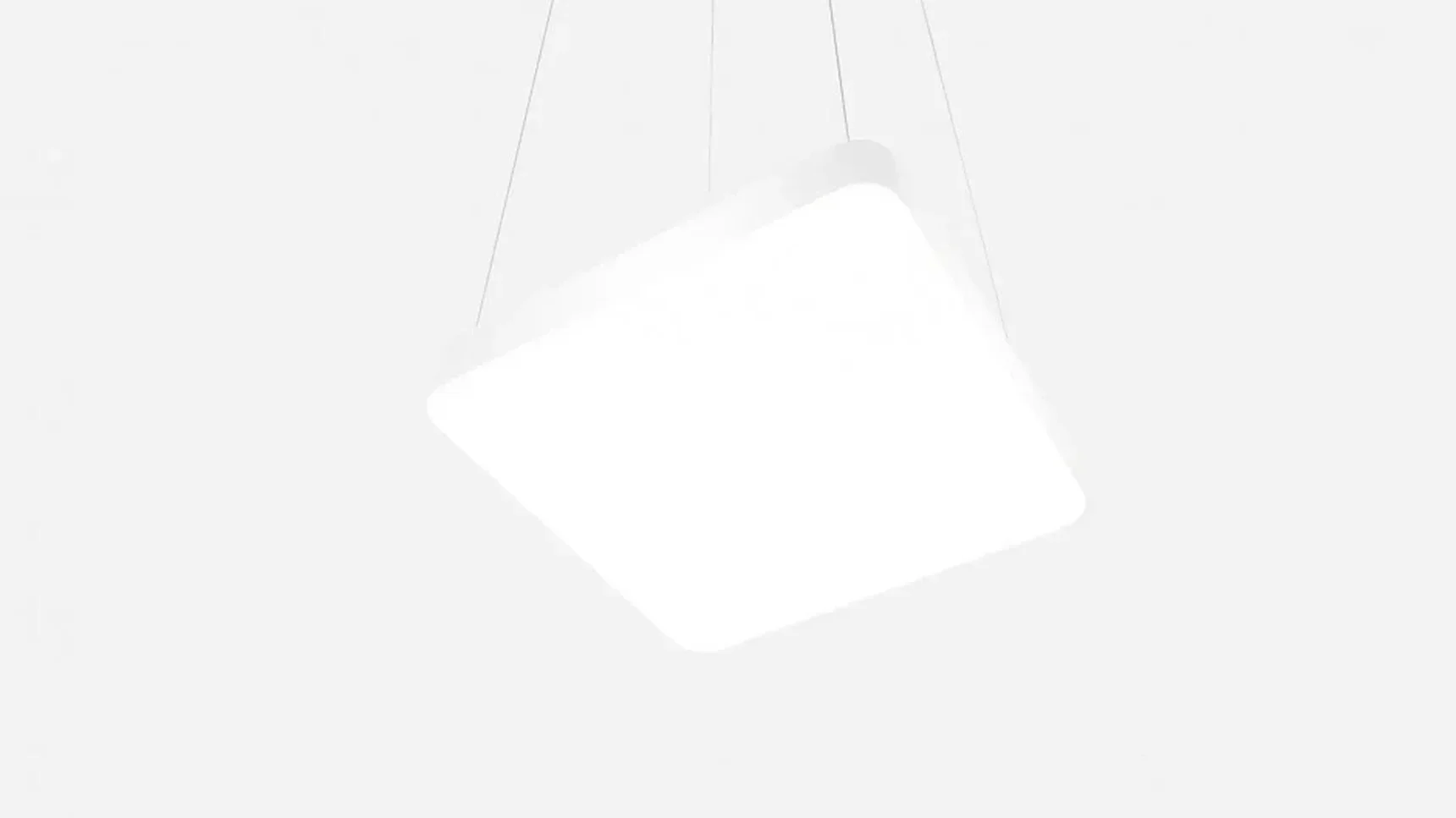 Светильник светодиодный квадрат с закругленными углами SILED SUPER-ELIPSE 1600х1600х100 (288 Вт, 3000K, Белый, Подвесной)