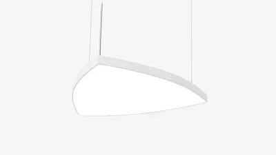 Светильник светодиодный круглый треугольник SILED MOSO 1500х1500х100 (239 Вт, 3000K, Белый, Подвесной)