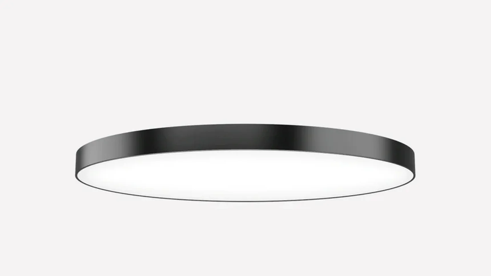 Светильник светодиодный круг SILED RING D500х100 (28 Вт, 5000K, Черный, Накладной)
