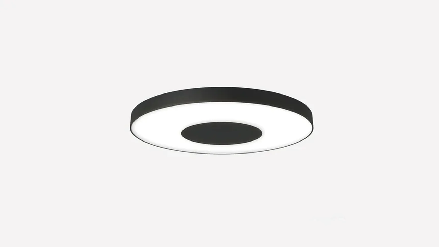 Светильник светодиодный круг SILED HALO D800х100 (73 Вт, 5000K, Черный, Накладной)