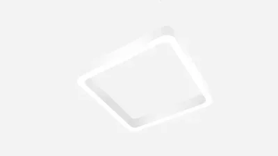 Светильник светодиодный квадрат с закругленными углами и отверстием SILED SUPER-ELIPSE-02 1500х1500х100х60 (131 Вт, 5000K, Белый, Накладной)