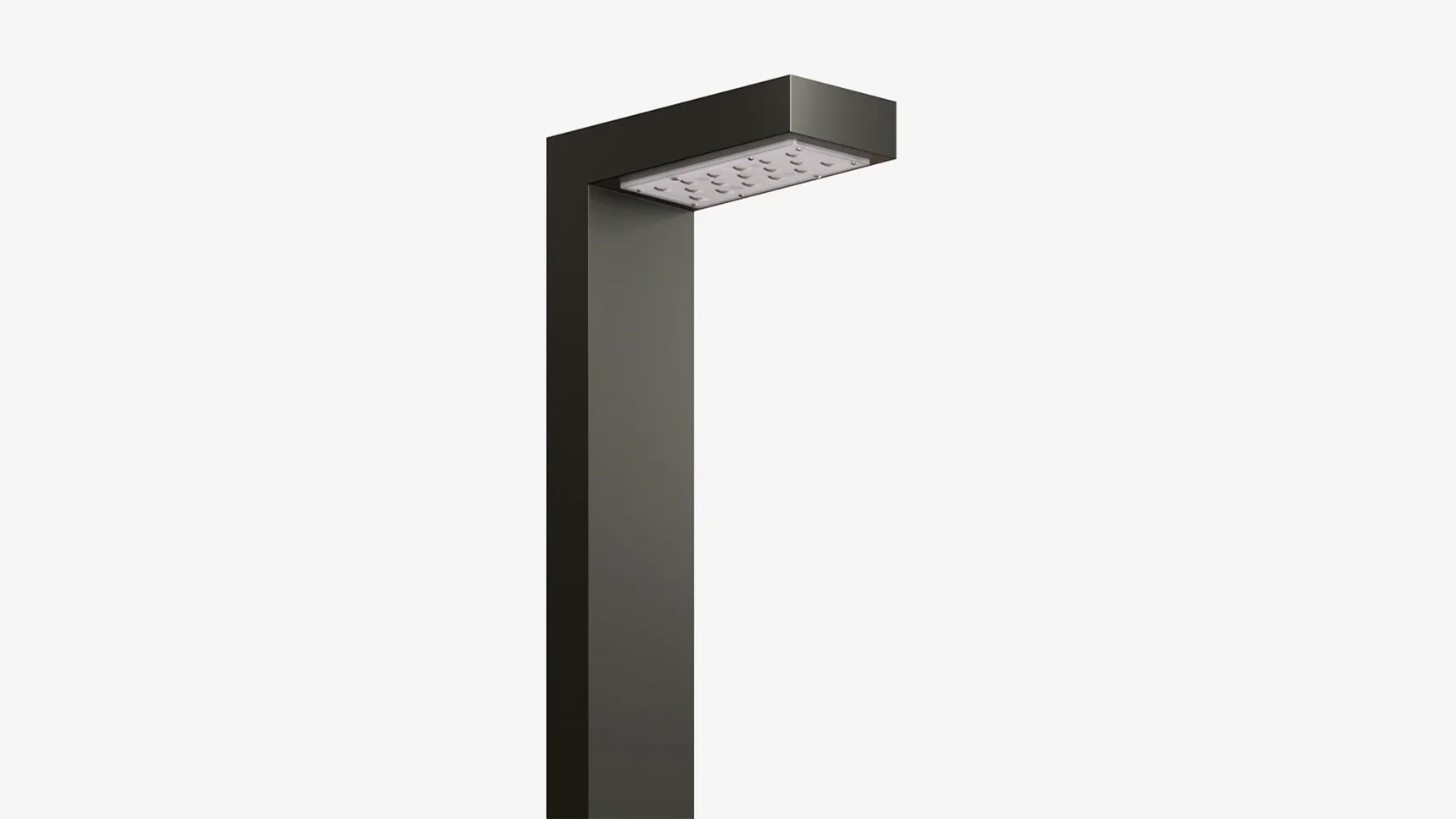 Светодиодный ландшафтный светильник SILED LEMAN 1.0 1000x230x100 (20 Вт, 3000К, RAL 7022), 30 °