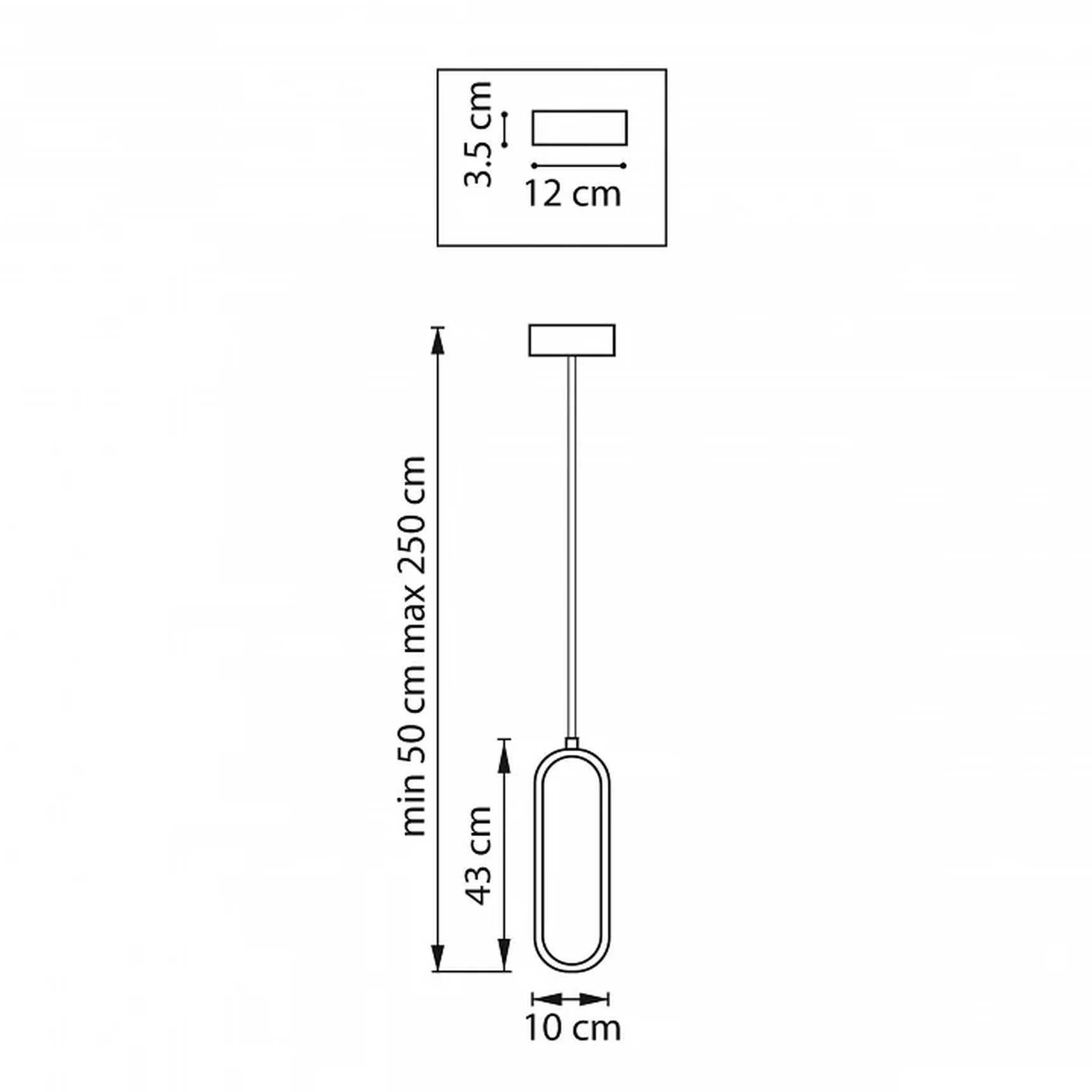 749006 Люстра SATURNO LED 9W 720LM БЕЛЫЙ 3000K