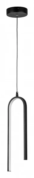 749017 Люстра SATURNO LED 8W 640LM ЧЕРНЫЙ 3000K