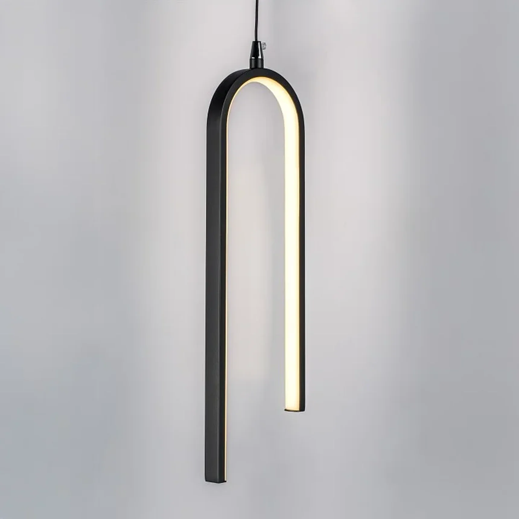 749017 Люстра SATURNO LED 8W 640LM ЧЕРНЫЙ 3000K