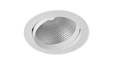 Светильник светодиодный потолочный встраиваемый наклонный, серия DL-KZ, Белый, 18Вт, IP20, Теплый белый (3000К), KZ-2-DLW-18-WW