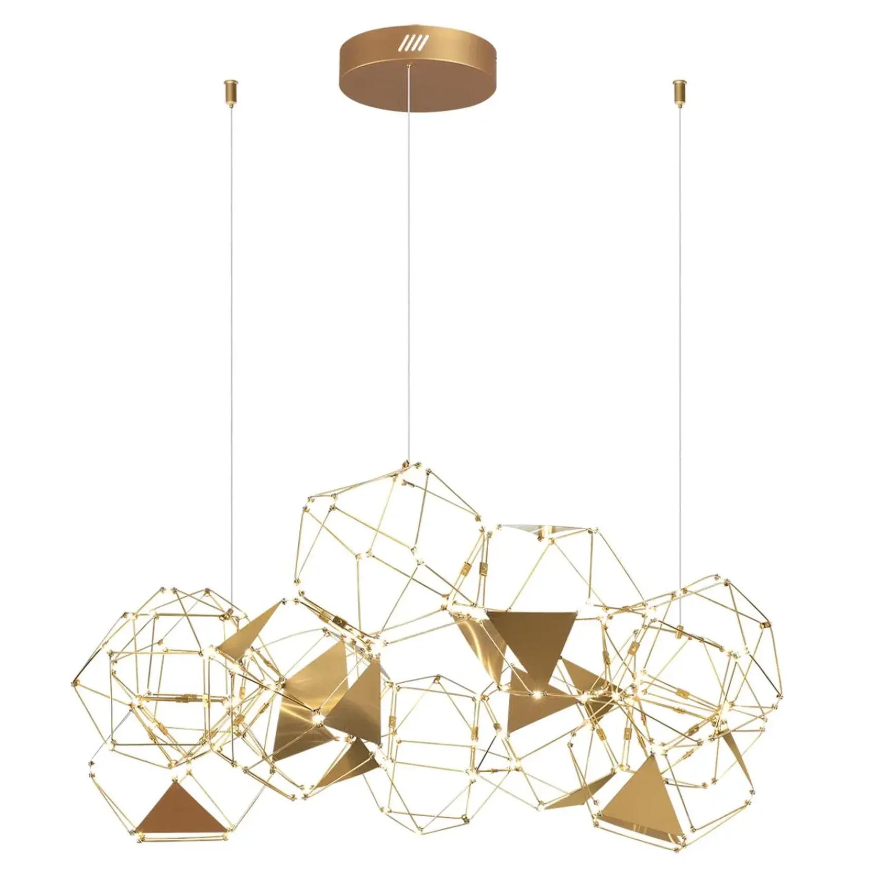 5086/56L L-VISION ODL25 503 античная бронза/металл Люстра LED 56W 4000K 3360Лм TRELLIS