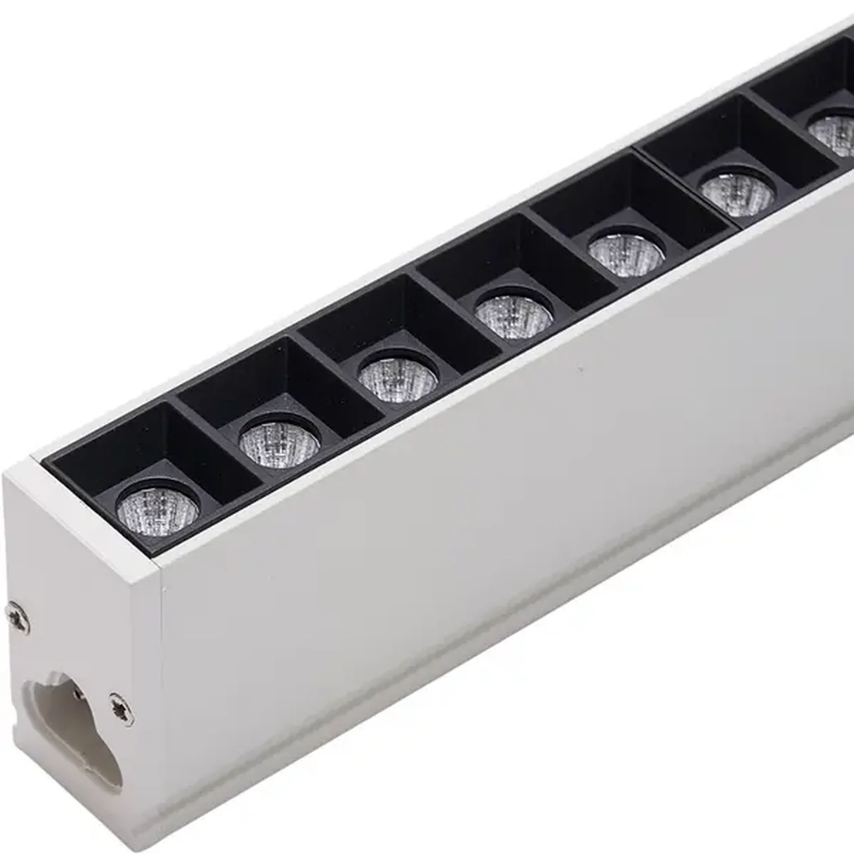 Светильник светодиодный линейный Feron AL4028 IP20 30W 4000K 1197*23*42мм в алюминиевом корпусе, с рефлекторами, 41300