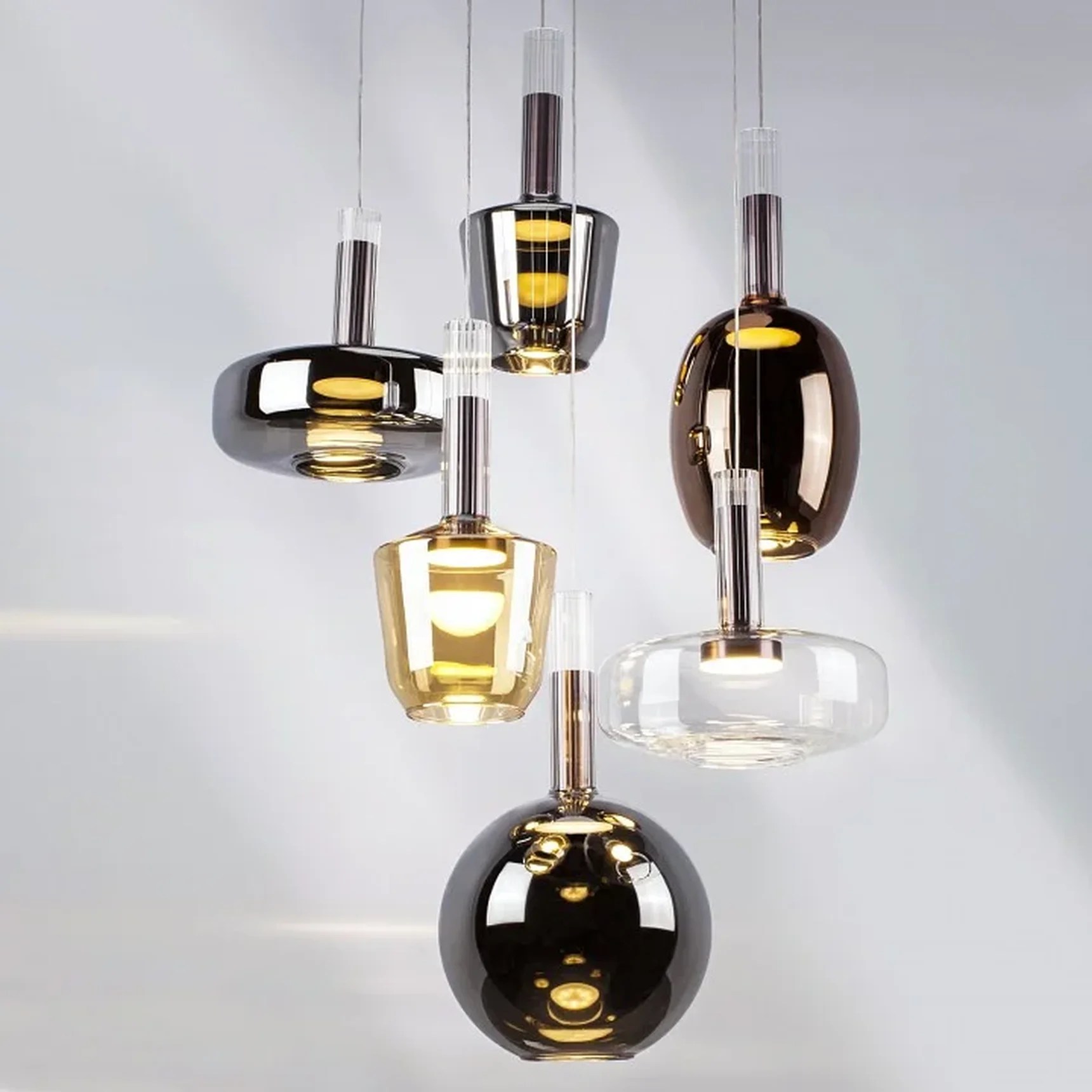 792169 Люстра DISCO 6x6W LED 1200LM 120G БЕЛЫЙ/МУЛЬТИКОЛОР 3000К