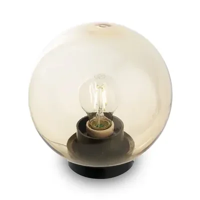 Светильник садово-парковый, ПМАА, 230V E27, d=200мм, золотой, НТУ 01-60-203, 11563 (на столб)