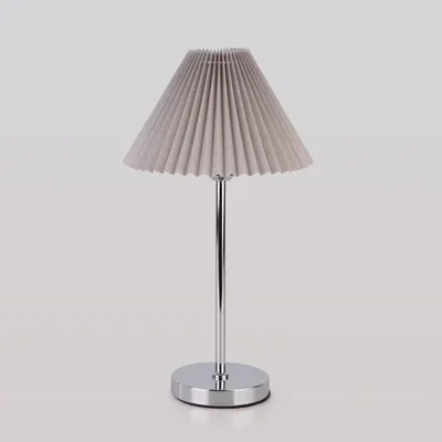 Настольная лампа Eurosvet Peony 01132/1 хром/серый