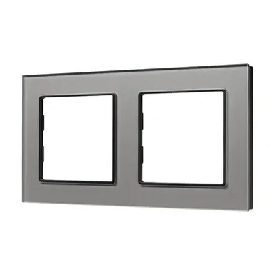 Рамка стеклянная FRM-GLARE-GS-2-GR (Arlight, -)