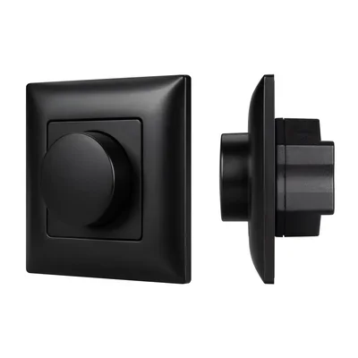 INTELLIGENT ARLIGHT Роторная панель SMART-TRIAC-601-32-DIM-IN Black (230V, 1.5A, 2.4G) (IARL, IP20 Пластик, 5 лет)