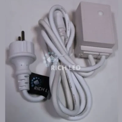 Блок питания Rich LED с КОНТРОЛЛЕРОМ (8 режимов, память). Для занавесов. RL-Cn3-C-220-W