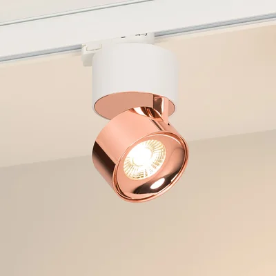 Светильник SP-PLURIO-TRACK-4TR-R77-9W Warm3000 (WH-COP, 36 deg, 230V) (Arlight, IP20 Металл, 3 года)