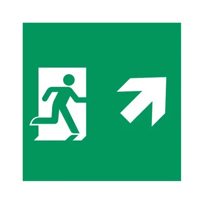 Пиктограмма EMGP-MARK-MA-RUP (Человек, Вверх-Вправо) (Arlight, Пластик) 059838