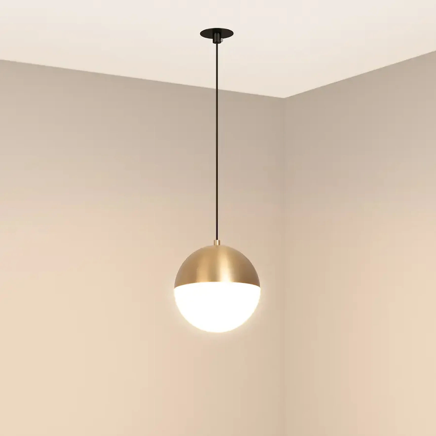 Светильник SP-EMISFERO-HANG-BUILT-R150-11W Warm3000 (GD, 170 deg, 230V) (Arlight, IP20 Металл, 3 года)