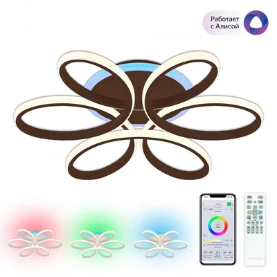 Потолочная светодиодная люстра Citilux Сезар Смарт CL233A155E