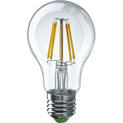 Лампа светодиодная LED 8Вт Е27 230В 4000К NLL-F-A60-8-230-4K-E27 грушевидная прозрачная