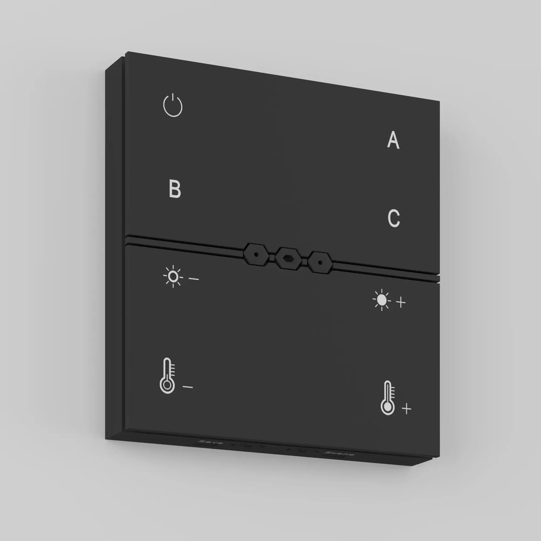 Беспроводная панель управления освещением, DRC034-8-B