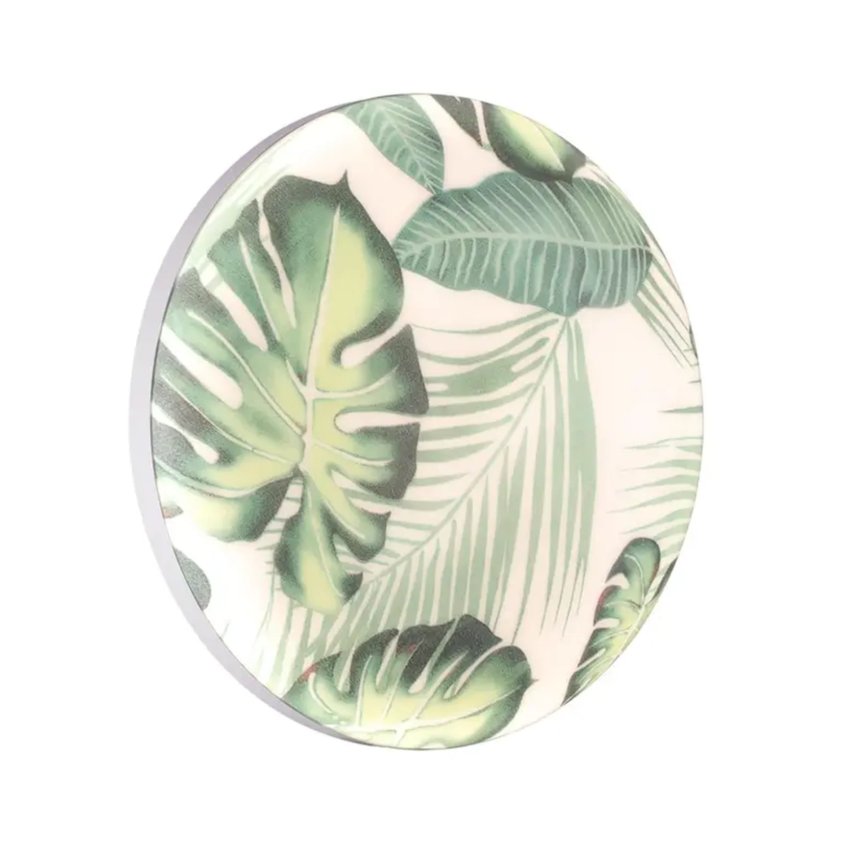 7748/DL PALE SN Светильник светодиодный потолочный пластик/белый/зеленый LED 48Вт 3000-6000К D380 IP43 пульт ДУ FLORI