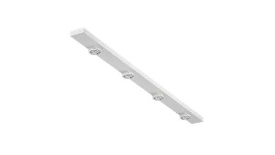 Крепление сменное М14 для светильников MINI VILLY, поворотное накладное четверное, цвет Белый, MINI-VL-M14-WH