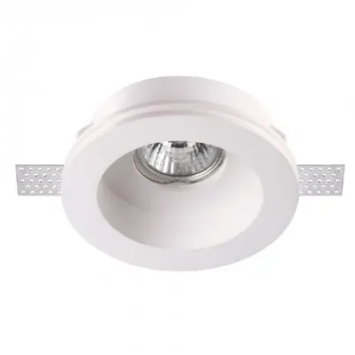 Встраиваемый гипсовый светильник в штукатурку или под покраску Novotech Yeso 370468