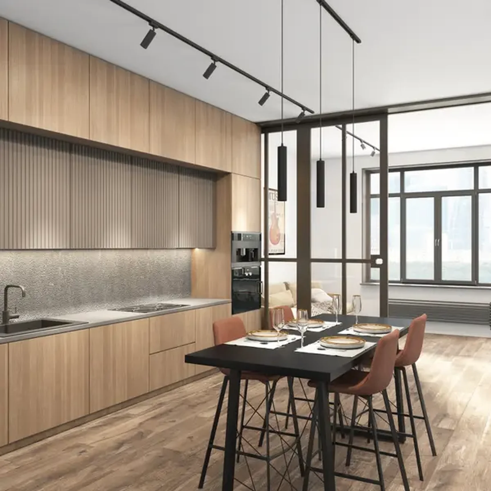 Трековый светильник Denkirs DK6210-BK