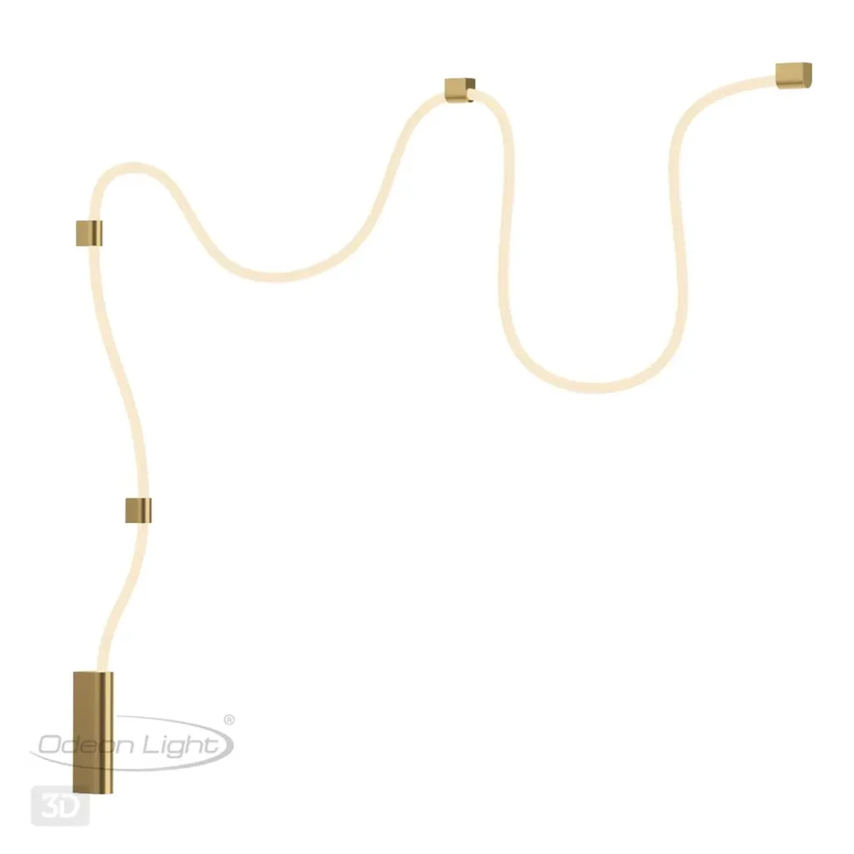 4397/30CL HIGHTECH ODL23 261 ант.бронза/металл/канат Настенно-потолочный св-к накладной (3 крепления в комплекте) IP20 LED 30W 1185Лм 3000K CORDA