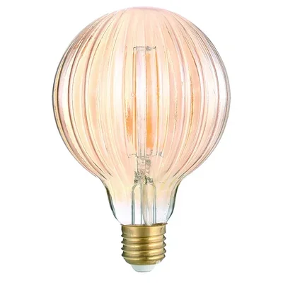 Лампа светодиодная GLS Золотая полоса GLDEN-G95S-GR-8-230-E27-4500, золотая, E27, 4500 К, 661401