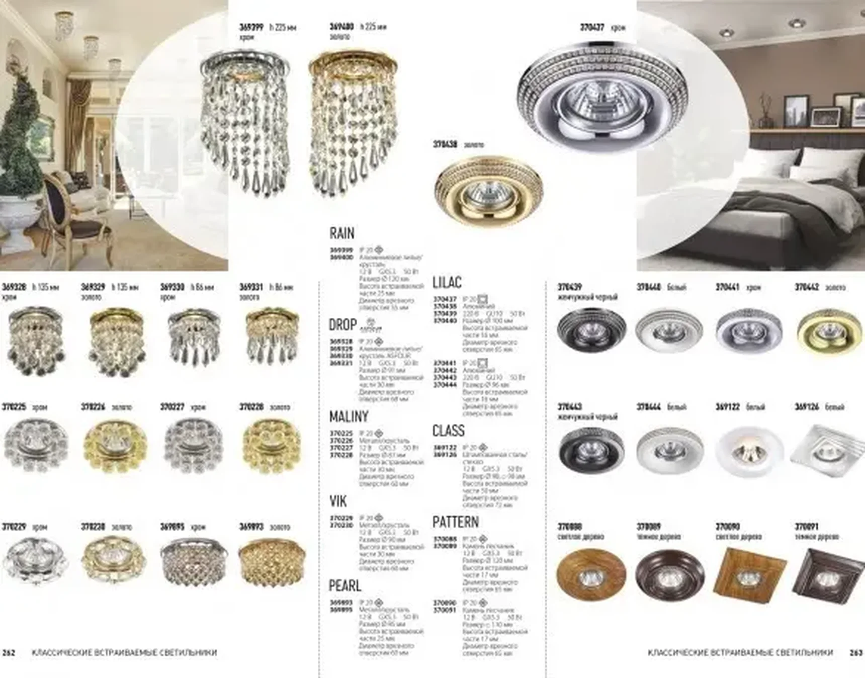 Встраиваемый спот Novotech PATTERN 370090