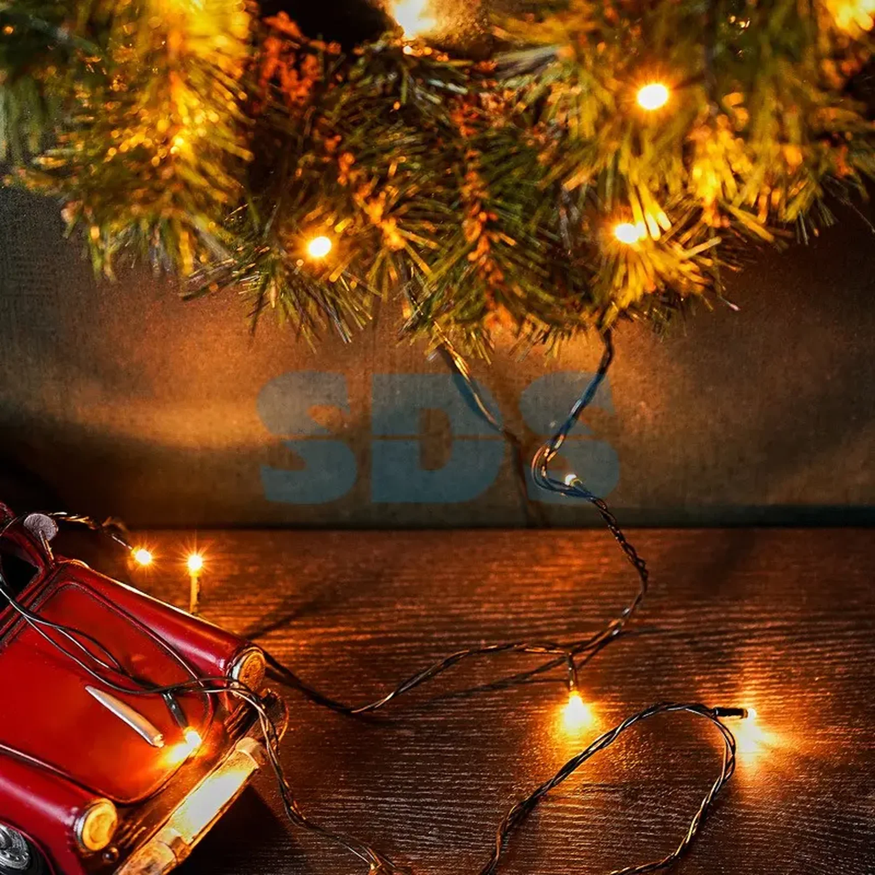 Гирлянда Твинкл Лайт 4 м, темно-зеленый ПВХ, 25 LED, цвет ТЕПЛЫЙ БЕЛЫЙ