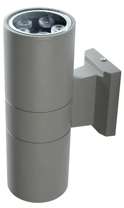 Светильник светодиодный фасадный PWL-26090/30D 2x5w 6500K GR IP65, 1018601B