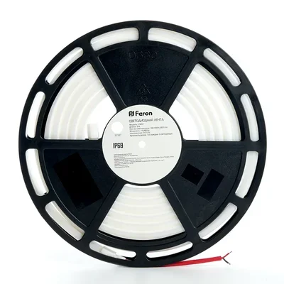 Cветодиодная неоновая LED лента Feron LS651, 180SMD(2835)/м 14.4Вт/м 5м IP68 12V 6500К