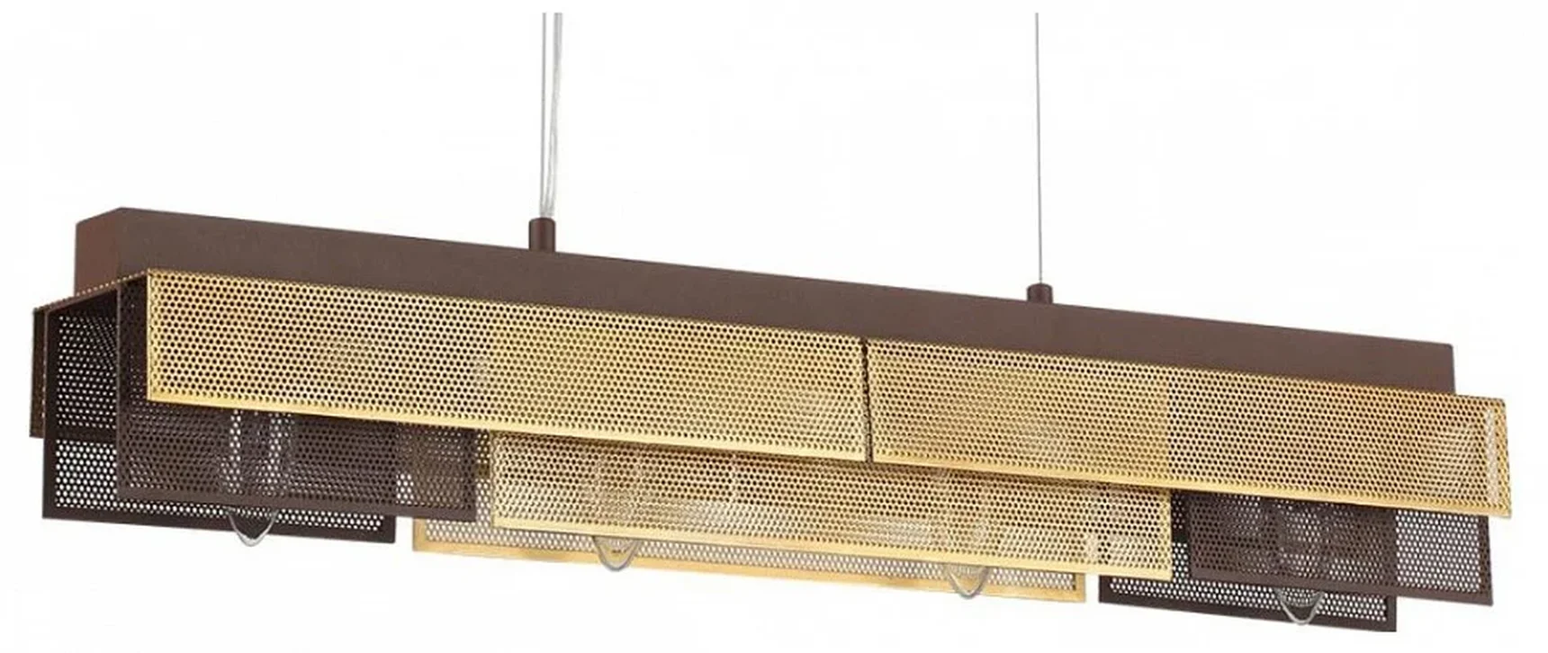 8005/4A MODERNI LN24 кофе/кофе, золотой металл/металл Подвесной светильник Е14 4*40W 220V DANA