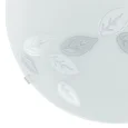 Светильник настенно-потолочный MARS, 1х60W (E27), ?245, стекло/узор листья