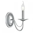 8034/1W CLASSI LN26 металл/стекло, хром/прозрачный Бра E14 1*40W 220V INCANTO