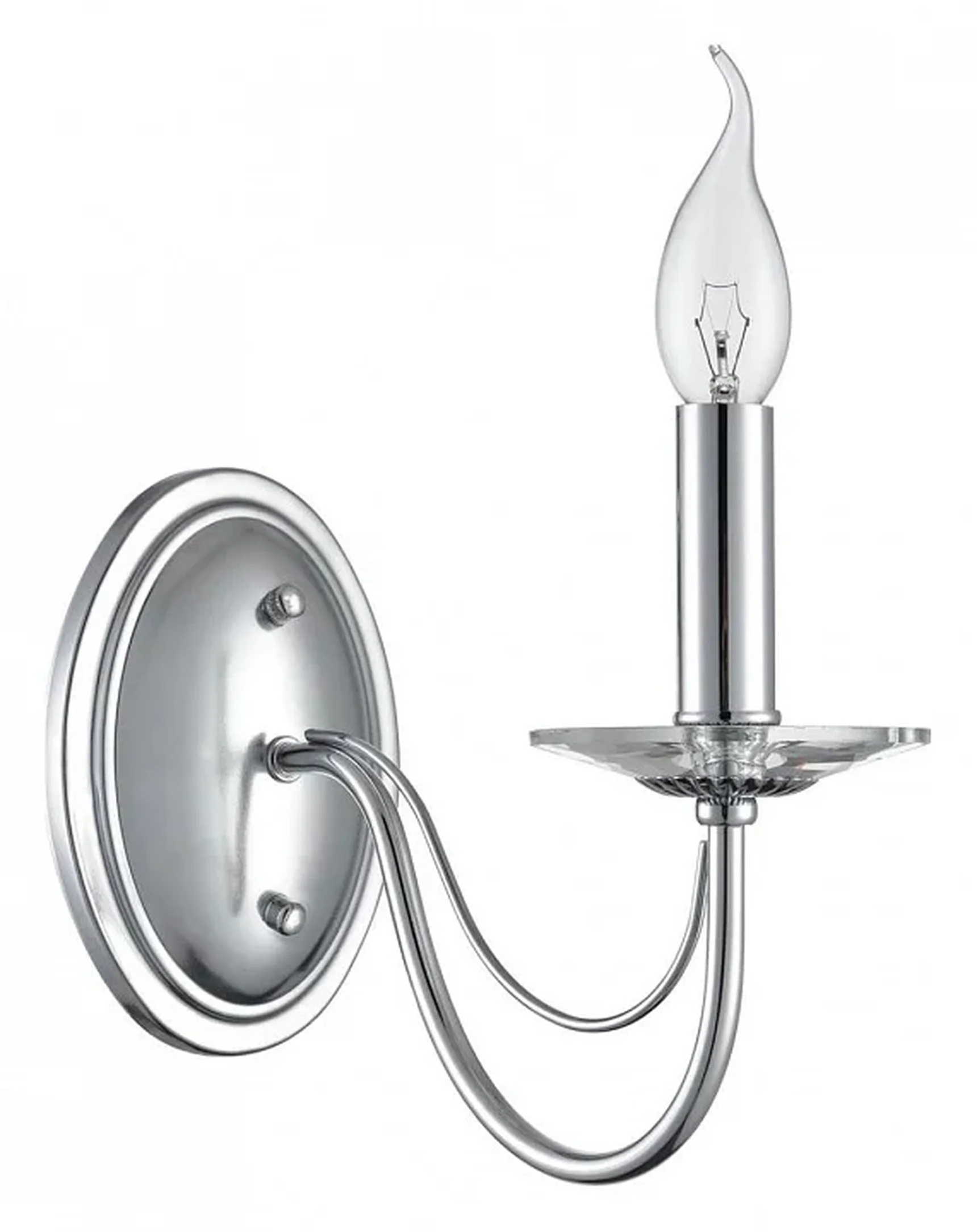 8034/1W CLASSI LN26 металл/стекло, хром/прозрачный Бра E14 1*40W 220V INCANTO