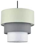 8039/1 MODERNI LN25 никель/мятный/серый/белый, металл/текстиль Подвесной светильник Е27 60W 220V ILAIDA