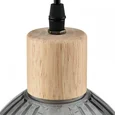 8053/1A SUSPENTIONI LN25 310 дерево/смоки металл/стекло Подвесной светильник E27 1*60W 220V NATANA