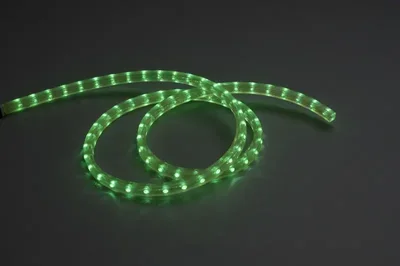 Дюралайт LED-FL-2W-100M-220V-G, зеленая, 100м, 220V, D13.5*15.5cm, интервал 2,77см, 2М