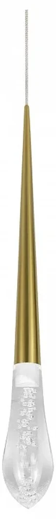 807003-4 Подвесной светильник PUNTO MINI с декоративной насадкой (капля) (807003+807000-4) LED 4W 282LM 24G ЛАТУНЬ 3CCT 3000/4000/6000K