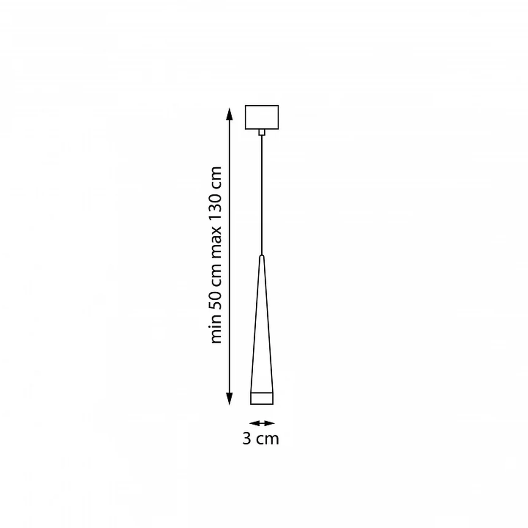 807007 Подвесной светильник PUNTO MINI LED 4W 282LM 24G ЧЕРНЫЙ 3000/4000/6000K