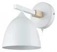 8095/1W MODERNI LN25 белый/белый металл, дерево/металл Бра Е27 1*60W 220V COLANGE