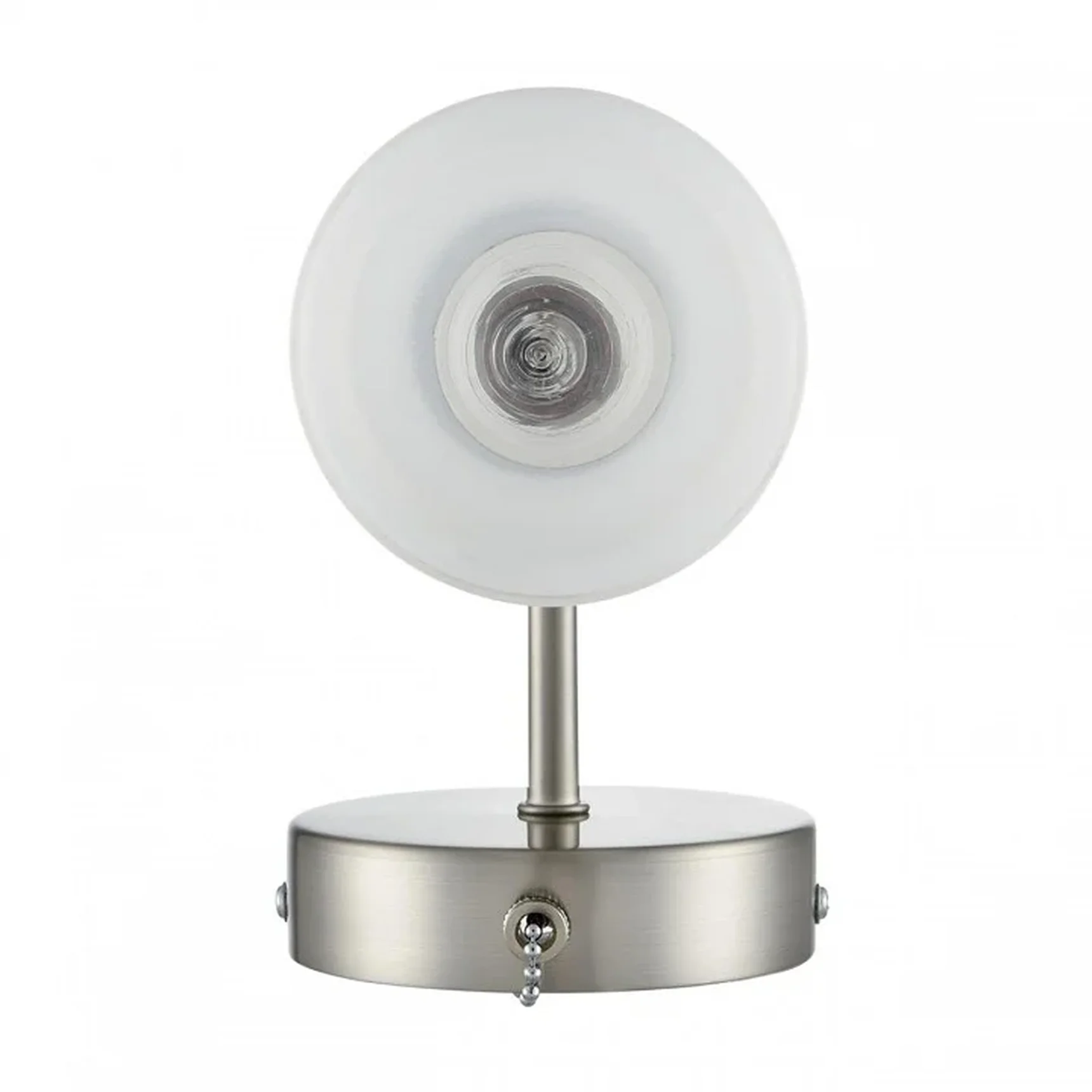 8099/1W COMFI LN25 никель/белый металл/стекло Бра Е14 1*40W 220V MAVE