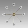 8100/8C COMFI LN25 бронза/белый металл/стекло Люстра потолочная Е14 8*40W 220V MAVE