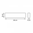 810523CCT Бра FIUME LED 20W 790LM 120G ЗОЛОТО 3000/4000/6000K