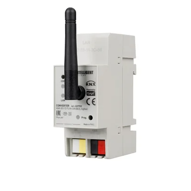 INTELLIGENT ARLIGHT Конвертер KNX-301-72-TUYA-DIN (BUS, ZigBee) (IARL, IP20 Пластик, 2 года)